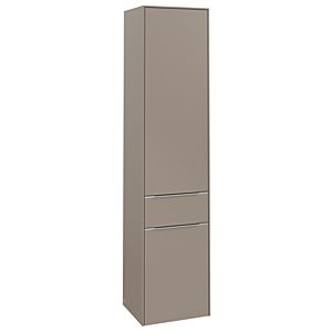 Villeroy and Boch Subway 3.0 cabinet C59000VM 40x171x36.2cm, hinge left / handle aluminum glossy, taupe