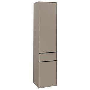 Villeroy and Boch Subway 3.0 cabinet C59001VM 40x171x36.2cm, hinge left / handle Volcano black, taupe