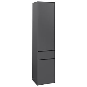 Villeroy und Boch Subway 3.0 Hochschrank C59001VR 40x171x36,2cm, Schanier links/Griff Volcano black, graphite