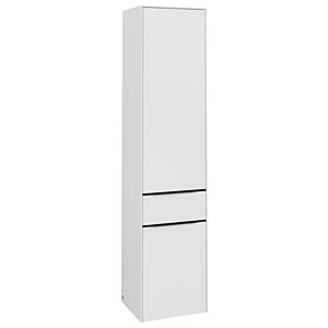 Villeroy and Boch Subway 3.0 cabinet C59101VF 40x171x36.2cm, hinge right / handle Volcano black, pure white