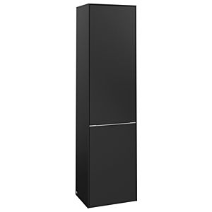 Villeroy and Boch Subway 3.0 cabinet C59200VL 40x171x36.2cm, hinge left / handle aluminum glossy, volcano black