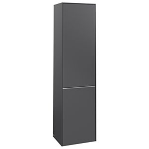 Villeroy and Boch Subway 3.0 cabinet C59300VR 40x171x36.2cm, hinge right / handle aluminum glossy, graphite