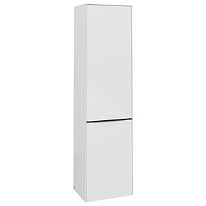 Villeroy and Boch Subway 3.0 cabinet C59301VE 40x171x36.2cm, hinge right / handle Volcano black, brilliant white