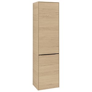 Villeroy und Boch Subway 3.0 Hochschrank C59301VJ 40x171x36,2cm, Schanier rechts/Griff Volcano black, nordic oak