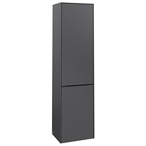 Villeroy und Boch Subway 3.0 Hochschrank C59301VR 40x171x36,2cm, Schanier rechts/Griff Volcano black, graphite