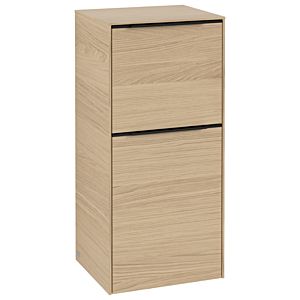 Villeroy und Boch Subway 3.0 Seitenschrank C59401VJ 40x86x36,2cm, Schanier links/Griff Volcano black, nordic oak