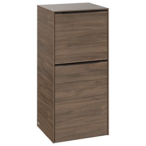Villeroy and Boch Subway 3.0 side cabinet C59501VH 40x86x36.2cm, hinge right / handle Volcano black, arizona oak