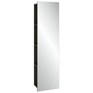 Villeroy et Boch Subway 3.0 étagère miroir C59600VR 45x170x30cm, avec étagère à gauche, graphite