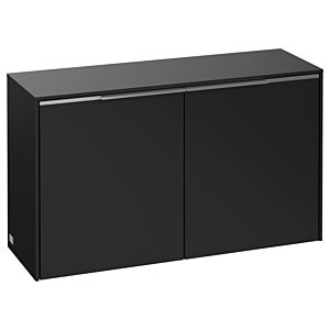 Villeroy and Boch Subway 3.0 sideboard C60000VL 80.5x42.3x25.6cm, handle aluminum glossy, volcano black