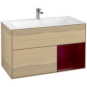 Villeroy and Boch Finion Villeroy and Boch Finion F040HBPC 99.6x59.1x49.8cm, shelf on the right Peony , Oak Veneer