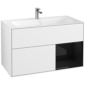 Villeroy and Boch Finion Villeroy and Boch Finion F040PHGF 99.6x59.1x49.8cm, shelf on the right Glossy Black Lacquer , glossy white lacquer