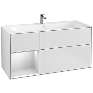 Villeroy and Boch Finion Villeroy and Boch Finion F060MTMT 119.6x59.1cm, shelf left white matt lacquer, white matt lacquer