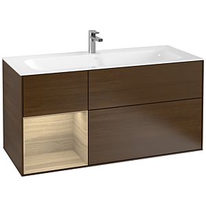 Villeroy et Boch Finion Villeroy et Boch F060PCGN 119,6x59,1cm, étagère gauche Oak Veneer , placage Oak Veneer