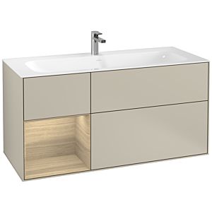 Villeroy and Boch Finion Villeroy and Boch Finion F060PCHH 119.6x59.1cm, shelf on the left Oak Veneer , Sand Matt Lacquer