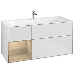Villeroy and Boch Finion Villeroy and Boch Finion F060PCMT 119.6x59.1cm, shelf on the left Oak Veneer , white matt lacquer