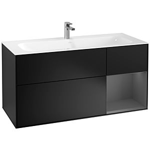 Villeroy and Boch Finion Villeroy and Boch Finion F070GKPD 119.6x59.1cm, shelf on the right anthracite matt, black matt lacquer