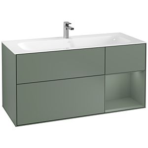 Villeroy and Boch Finion Villeroy and Boch Finion F070GMGM 119.6x59.1cm, shelf on the right Olive Matt Lacquer , Olive Matt Lacquer