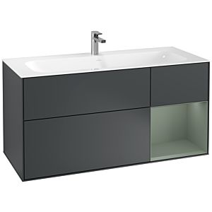 Villeroy and Boch Finion Villeroy and Boch Finion F070GMHG 119.6x59.1cm, shelf on the right Olive Matt Lacquer , Midnight Blue Matt Lacquer