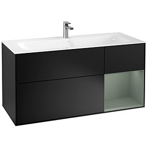 Villeroy and Boch Finion Villeroy and Boch Finion F070GMPD 119.6x59.1cm, shelf on the right Olive Matt Lacquer , matt black lacquer