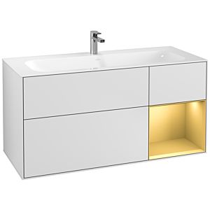 Villeroy and Boch Finion Villeroy and Boch Finion F070HFMT 119.6x59.1cm, shelf right gold matt, white matt lacquer