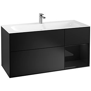 Villeroy and Boch Finion Villeroy and Boch Finion F070PHPD 119.6x59.1cm, right shelf Glossy Black Lacquer , black matt lacquer
