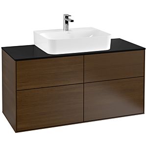 Villeroy & Boch Finion Unterschrank F13200GN 120x60,3cm, Walnut Veneer