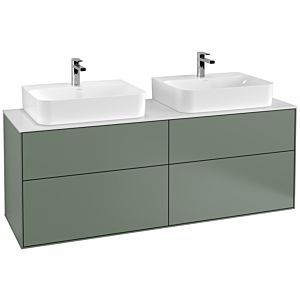 Villeroy and Boch Finion Villeroy and Boch Finion F18100GM 160x60.3cm, cover plate matt white, Olive Matt Lacquer