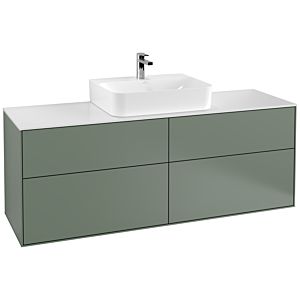 Villeroy and Boch Finion Villeroy and Boch Finion F19100GM 160x60.3cm, cover plate matt white, Olive Matt Lacquer