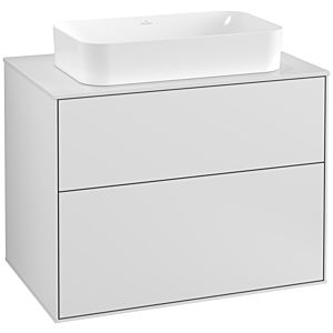 Villeroy et Boch Finion Villeroy et Boch F22100MT 80x60,3cm, plaque de finition blanc mat, laqué blanc mat