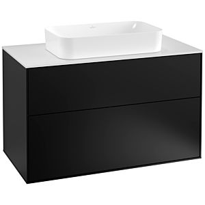 Villeroy and Boch Finion Villeroy and Boch Finion F23100PD 100x60.3cm, cover plate white matt, black matt lacquer