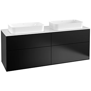 Villeroy and Boch Finion Villeroy and Boch Finion F31100PD 160x60.3cm, cover plate white matt, black matt lacquer