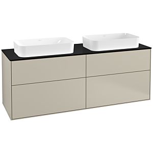 Villeroy and Boch Finion Villeroy and Boch Finion F31200HH 160x60.3cm, cover plate black matt, Sand Matt Lacquer