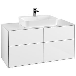 Villeroy and Boch Finion Villeroy and Boch Finion F38100GF 120x60.3cm, cover plate matt white, glossy white lacquer