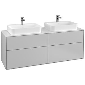 Villeroy und Boch Finion Waschtischunterschrank F43100GJ 160x60,3cm, Abdeckplatte white matt, Light grey matt