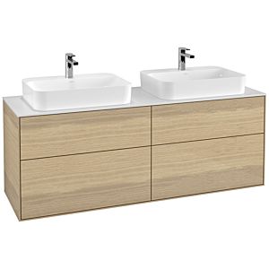 Villeroy and Boch Finion Villeroy and Boch Finion F43100PC 160x60.3cm, cover plate matt white, Oak Veneer