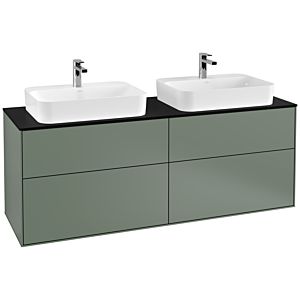 Villeroy and Boch Finion Villeroy and Boch Finion F43200GM 160x60.3cm, cover plate black matt, Olive Matt Lacquer