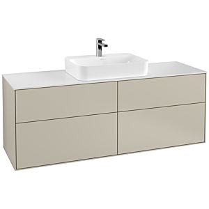Villeroy and Boch Finion Villeroy and Boch Finion F44100HH 160x60.3cm, cover plate matt white, Sand Matt Lacquer