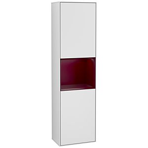 Villeroy and Boch Finion cabinet F460HBMT 41.8x151.6x27cm, left, shelf Peony Matt Lacquer, white matt lacquer