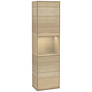 Villeroy et Boch armoire Finion F460PCPC 41.8x151.6x27cm, gauche, étagère Oak Venerr, Oak Veneer
