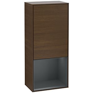 Villeroy and Boch Finion side cabinet F540HGGN 41.8x93.6x27cm, left, shelf below Midnight Blue matt, Blue veneer