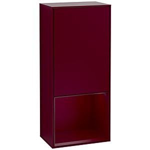 Villeroy and Boch Finion side cabinet F550HBHB 41.8x93.6x27cm, right, shelf below Peony Matt , Peony Matt