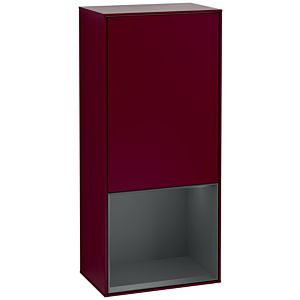 Villeroy and Boch Finion side cabinet F550HGHB 41.8x93.6x27cm, right, shelf below Midnight Blue matt, Peony Matt