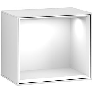 Villeroy und Boch Finion Regalmodul F580GFMT 41,8x35,6x27cm, Regal Glossy White, White matt lacquer