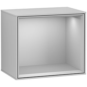 Villeroy und Boch Finion Regalmodul F580GJGJ 41,8x35,6x27cm, Regal Light Grey, Light grey matt