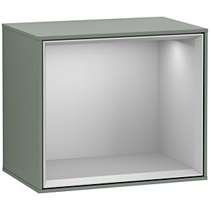 Villeroy und Boch Finion Regalmodul F580GJGM 41,8x35,6x27cm, Regal Light Grey, Olive Matt Lacquer