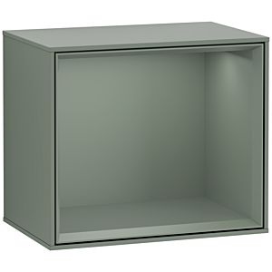 Villeroy und Boch Finion Regalmodul F580GMGM 41,8x35,6x27cm, Regal Olive Matt, Olive Matt Lacquer