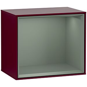 Villeroy and Boch Finion module F580GMHB 41.8x35.6x27cm, shelf olive matt, Peony Matt