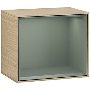 Villeroy et Boch module d&#39; Finion F580GMPC 41.8x35.6x27cm, étagère olive mat, Oak Veneer