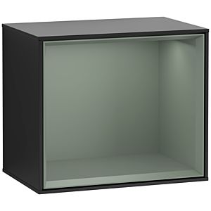 Villeroy und Boch Finion Regalmodul F580GMPD 41,8x35,6x27cm, Regal Olive Matt, Black matt lacquer