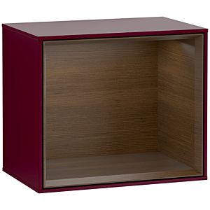 Villeroy and Boch Finion module F580GNHB 41.8x35.6x27cm, shelf Walnut Veneer , Peony Matt